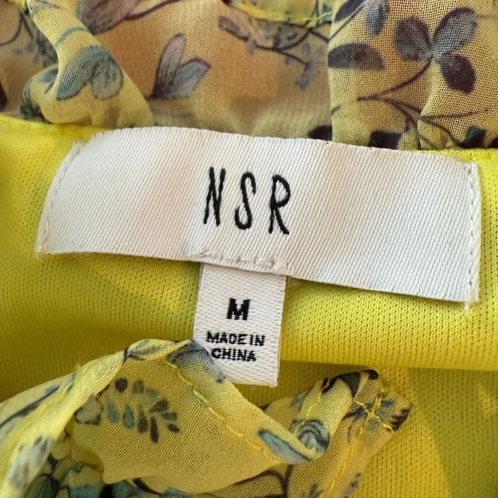 NSR Emma Floral Print Ruffle Dress - Picture 6 of 7